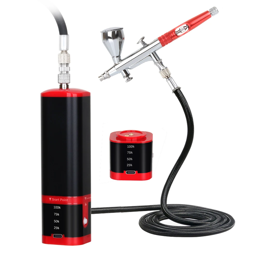 Cordless Professional Air Brush Makeup Tattoo Nail Art Face 