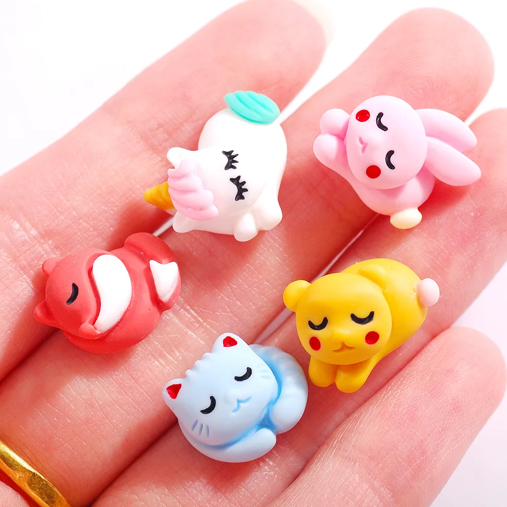 Высокое качество новинка 5 фотоблесток аксессуары из искусственной смолы кот