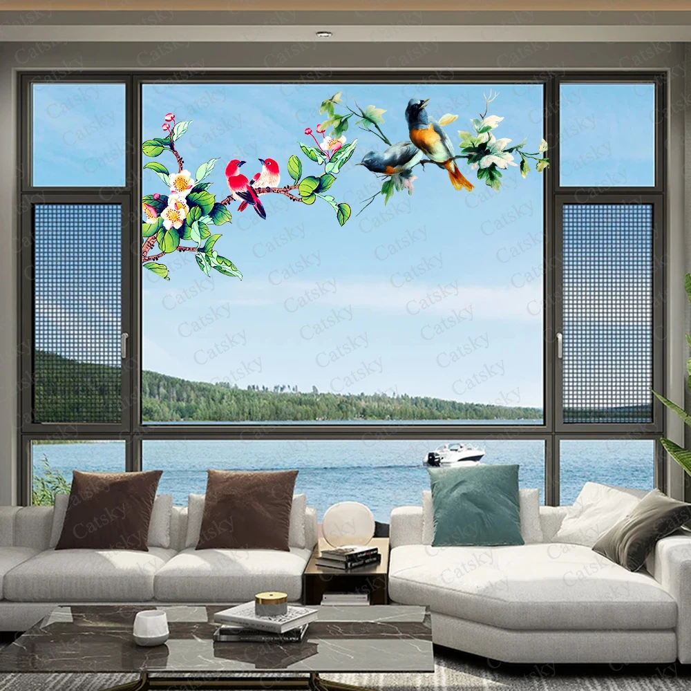 Наклейки на ветки и окна настенные наклейки фрески крышу украшение для дома