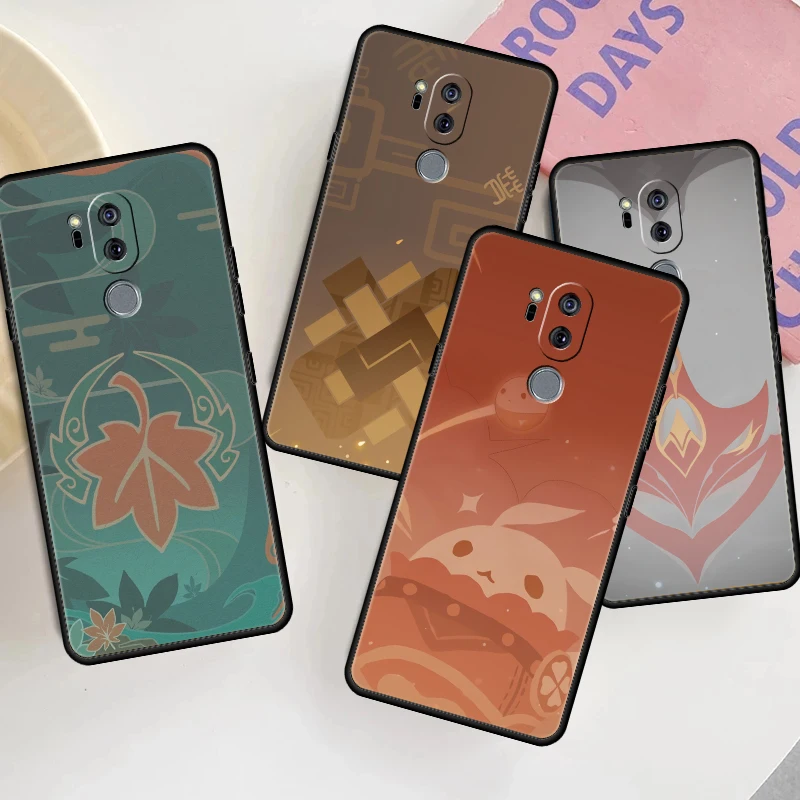 Чехол для телефона Genshin Impact Game LG K40s K61 K41s K51s K52 K71 K92 5G K62 Q52 Q61 K40 K42 K50 K50s G6 G7 G8 ThinQ -