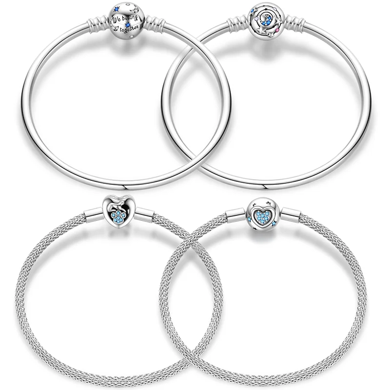 Бусина-Шарм Звезда из серебра 925 пробы для браслета