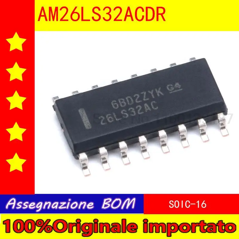 

100% Оригинальный важный патч для домашнего интерьера AM26LS32ACDRG4 SOIC - 16 четырехдифференциальный линейный чип приемника