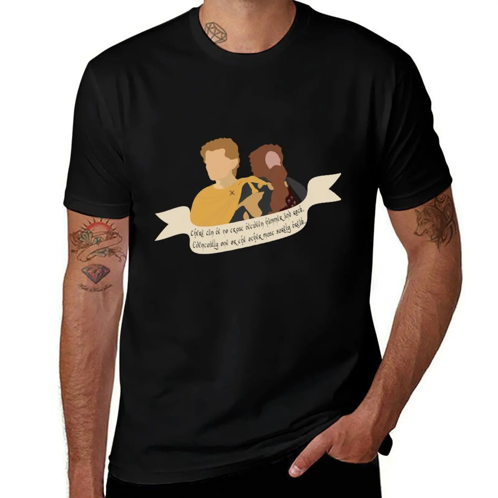 Футболка Durin and Elrond с рисунком винтажная одежда на день Святого Валентина