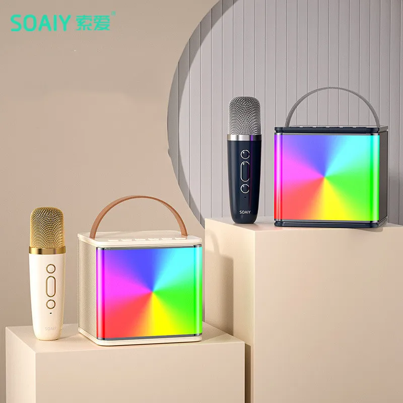 

Bluetooth-Колонка для караоке SOAIY SK5, портативная, с микрофоном