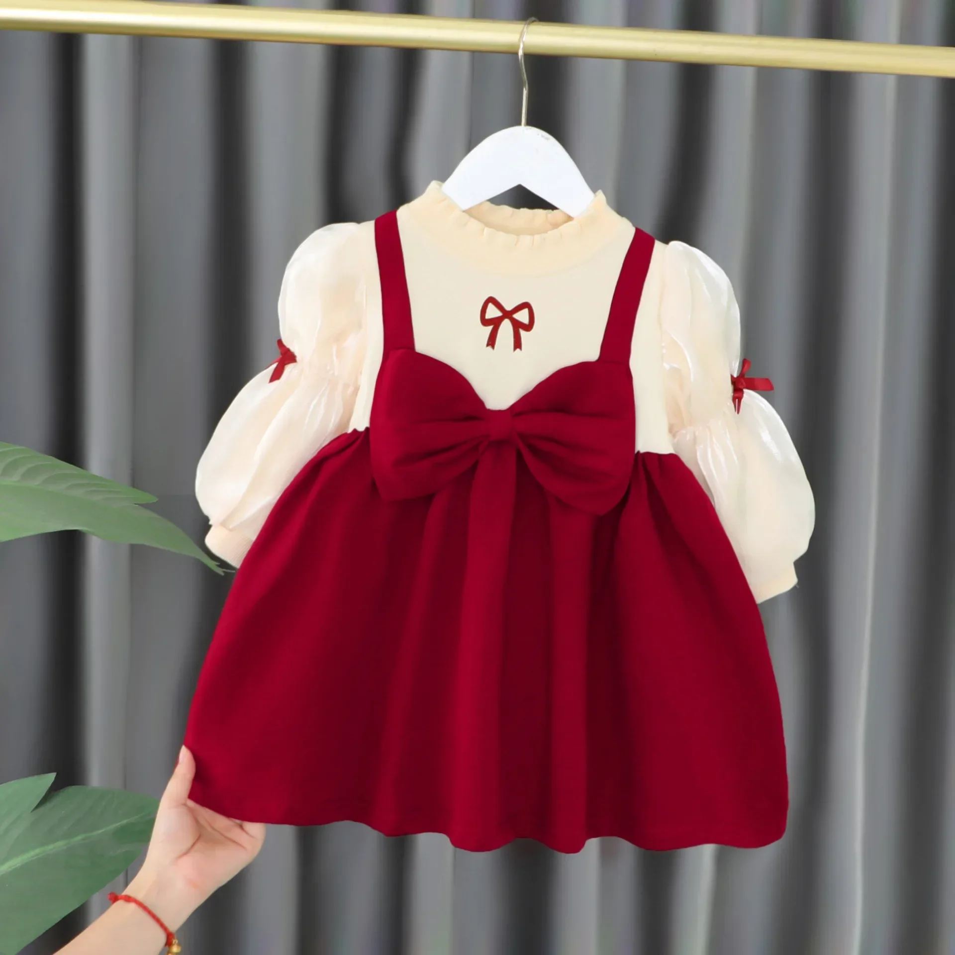 

9M-5T Baby Girl Dresses Kids Clothes 2023 Spring Princess Dress for Girls Toddler Girls Dress Full Sleeve 1 Years Old