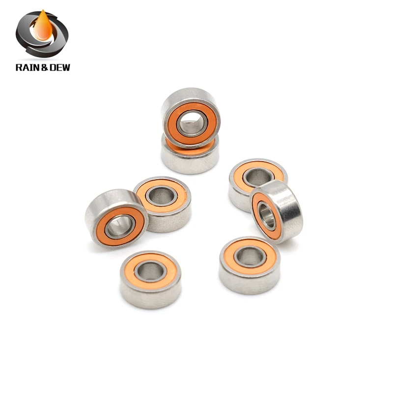 10Pcs MR104 4x10x4mm SMR104-2RS CB abec - 7нержавеющая сталь гибридные керамические подшипники