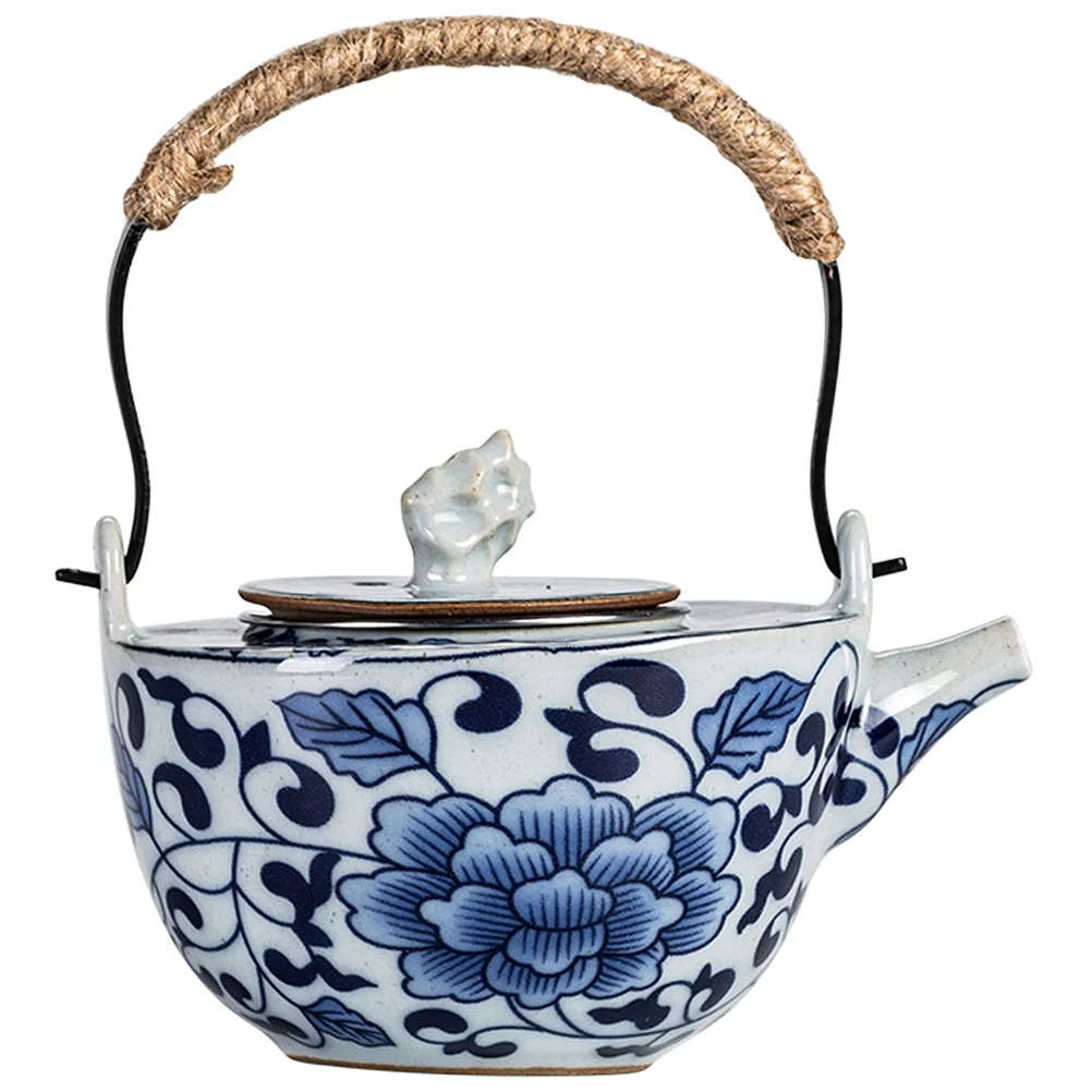

Tea Teapot Pot Kettle Infuser Stovetop Porcelain Ceramic Water Japanese Boiling Whistling Cast Iron Style Blooming Leaf