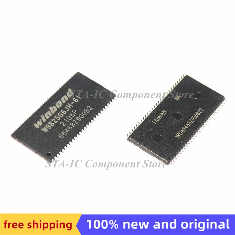 

W9825G6JH-6I W9825G6JH TSOP54 новый оригинальный Бесплатная доставка