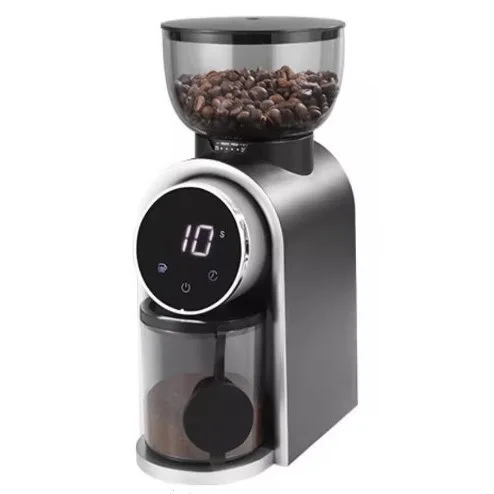 Electric Coffee Grinder Automatic Burr Mill Coffee Bean Grinder for Espresso American Coffee Pour Over Visual Bean Storage