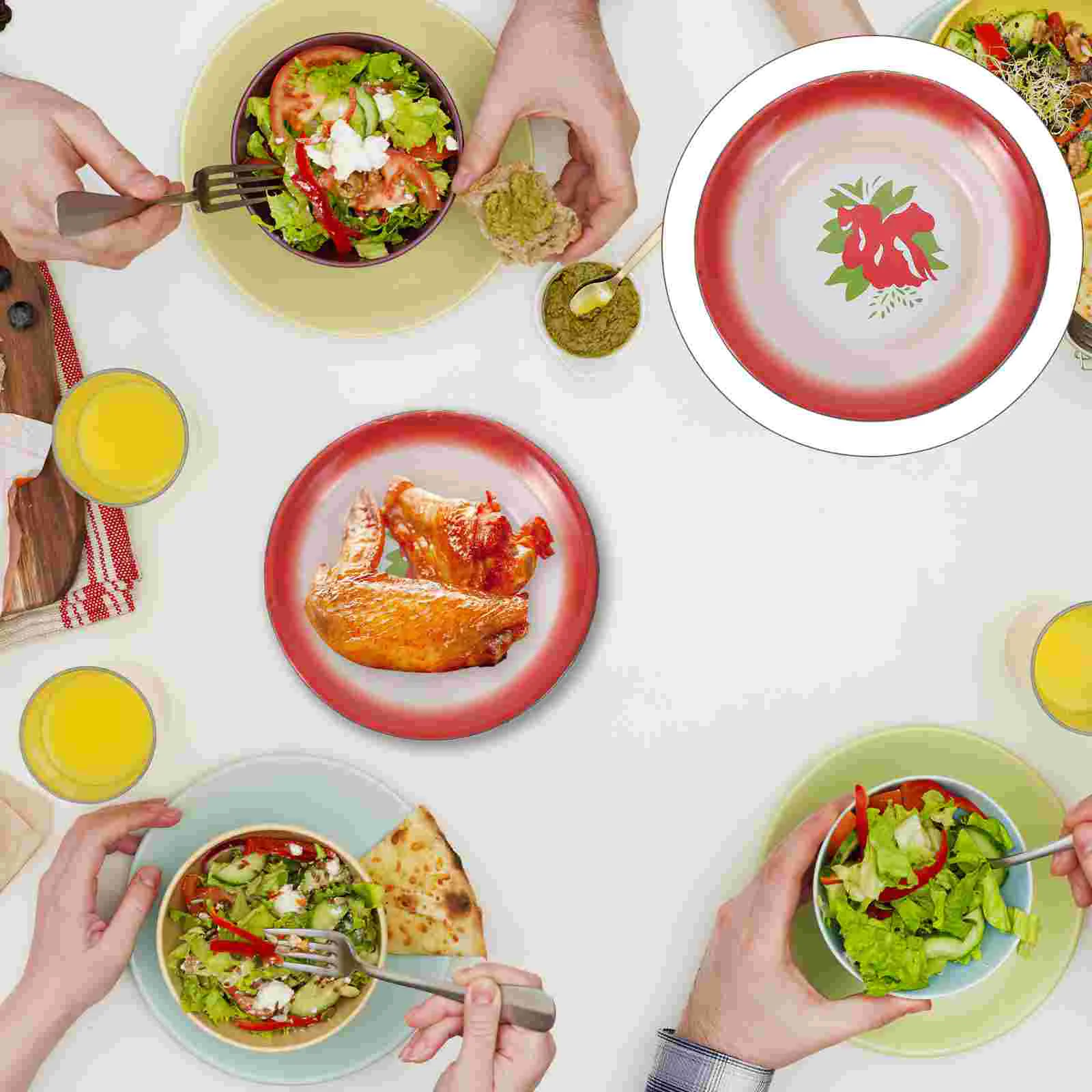 Сковорода для хлеба украшение эмалированная ваза фруктов сервировочные тарелки