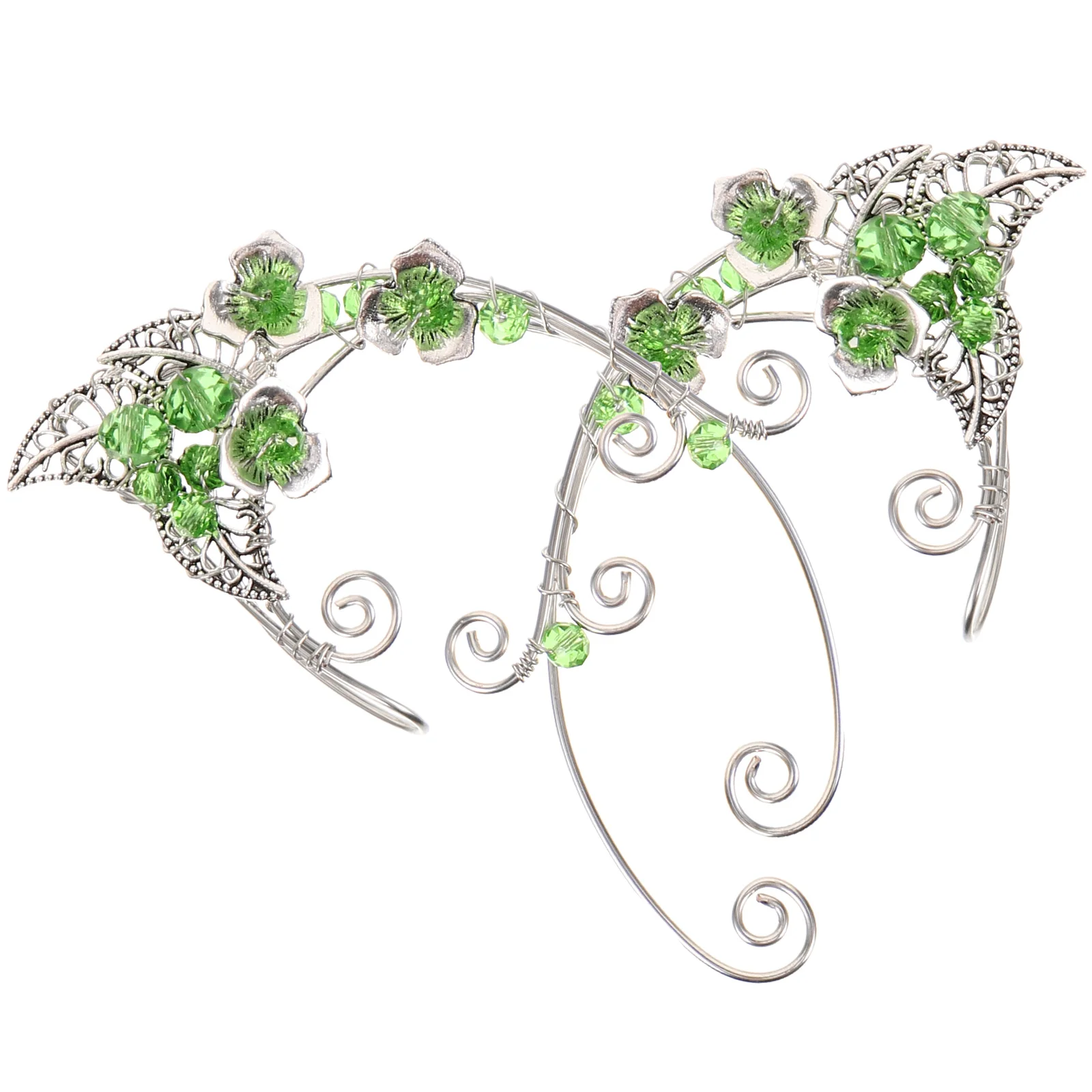 

1 Pair Clip On Earrings Fairy Earrings Non Earrings Elf Earrings Ear Wrap Earrings