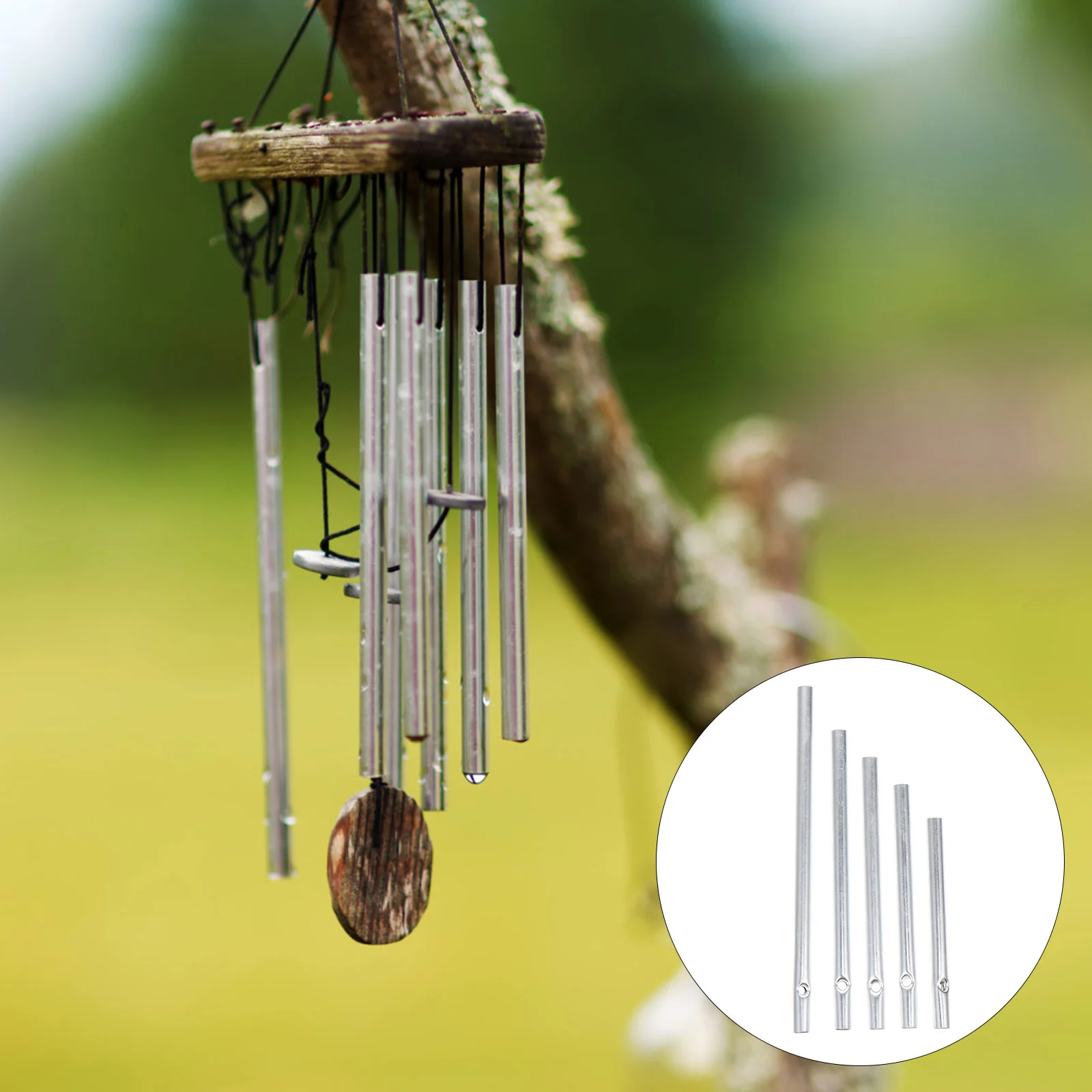 

Wind Chime Chimes Tubes Pipe Making Diy Tube Kit Tubing Bell Replacement Empty Parts Accessories Garden Metal Pipessupplies