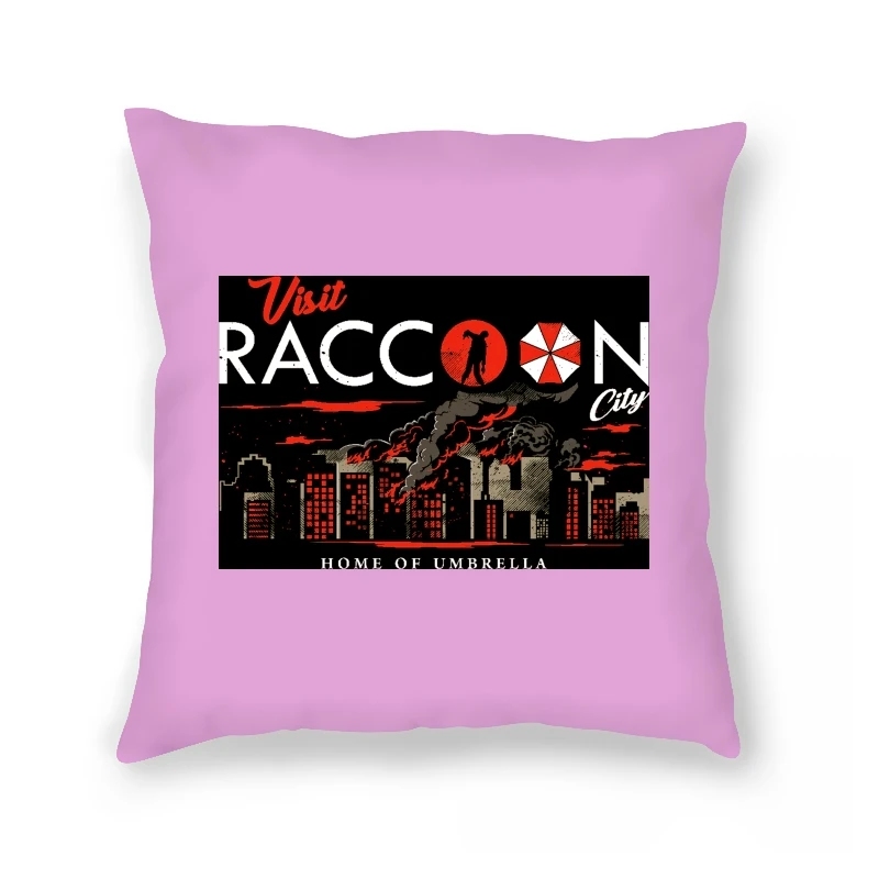 

's Visit Raccoon City Funny Classic Pillow Case Umbrella Crew Unique