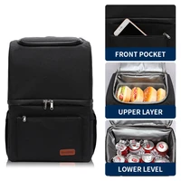 portable food thermal handbag thickened aluminum foil lunch bag outdoor camping dessert fruit fresh keeping shoulder pouch items