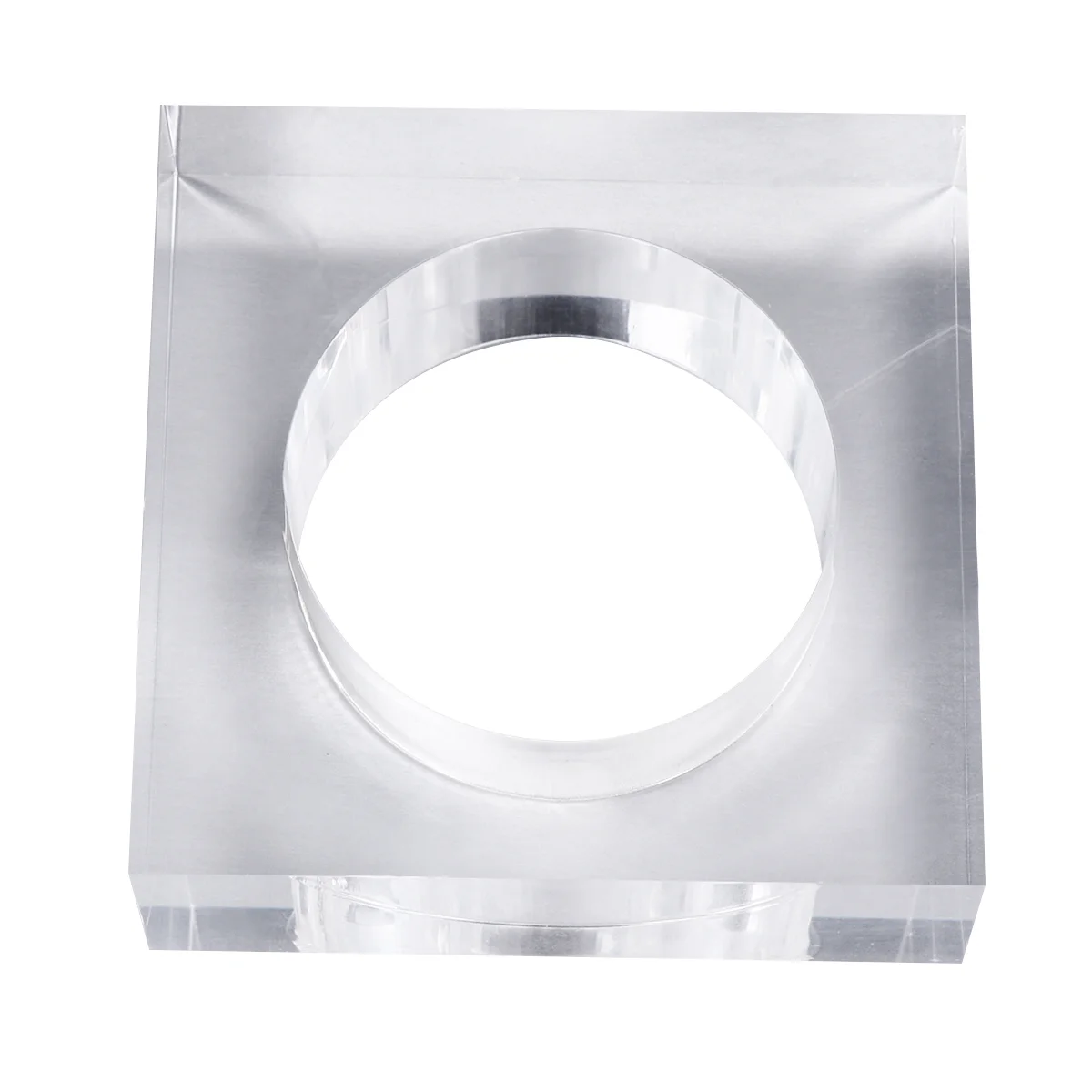 Акриловые квадратные кольца для салфеток декоративные держатели свадебного