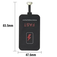 5v2a 10w wireless charger receiver for iphone samsung huawei wireless charging adapter mat for andriod type c