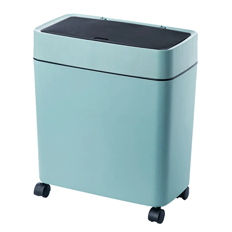 

16L Bathroom Litter Bins Dustbin With Cover Large Capacity Trash Kitchen Household Restaurant Dustbin Storage Waste