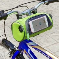 bike front tube bag waterproof bicycle handlebar basket pack cycling front frame pannier bicycle accessories