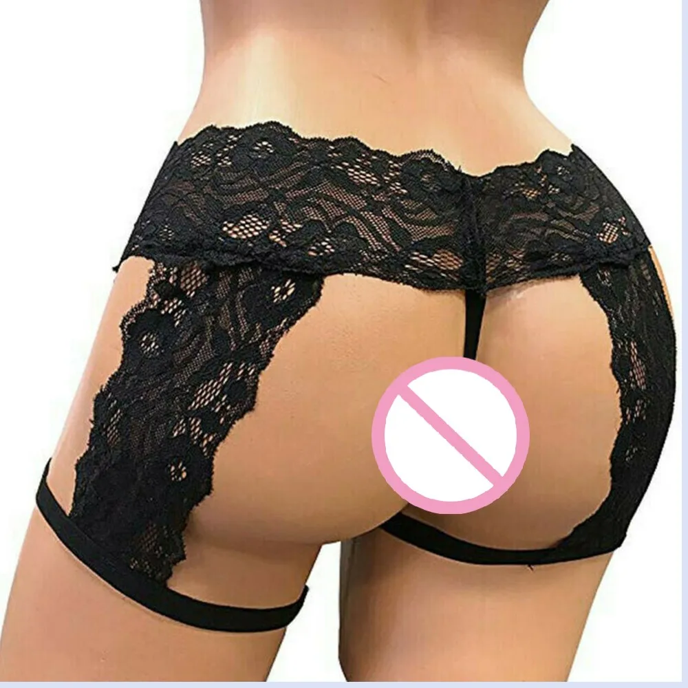 

Sexy Sissy Underwear Men's Lace Thongs Butt Exposed Men G-Strings Bikini Enhance Pouch Panties Gay Penis Pouch Underpants Exotic