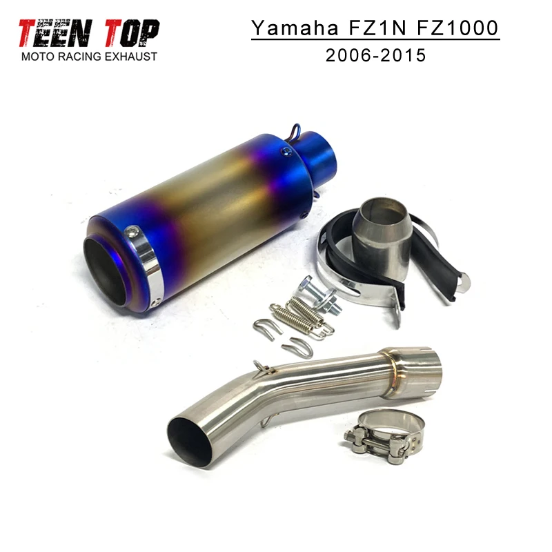 Выхлопная труба для мотоцикла Yamaha FZ1N FZ1000 2005-2016 51 мм SC выхлопной локоть выхлопная