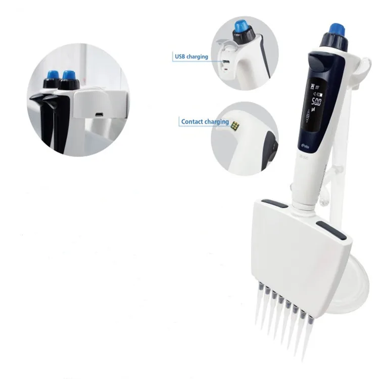 

dPette Series Multifunctional 8-channel Electronic Pipette Digital Pipette