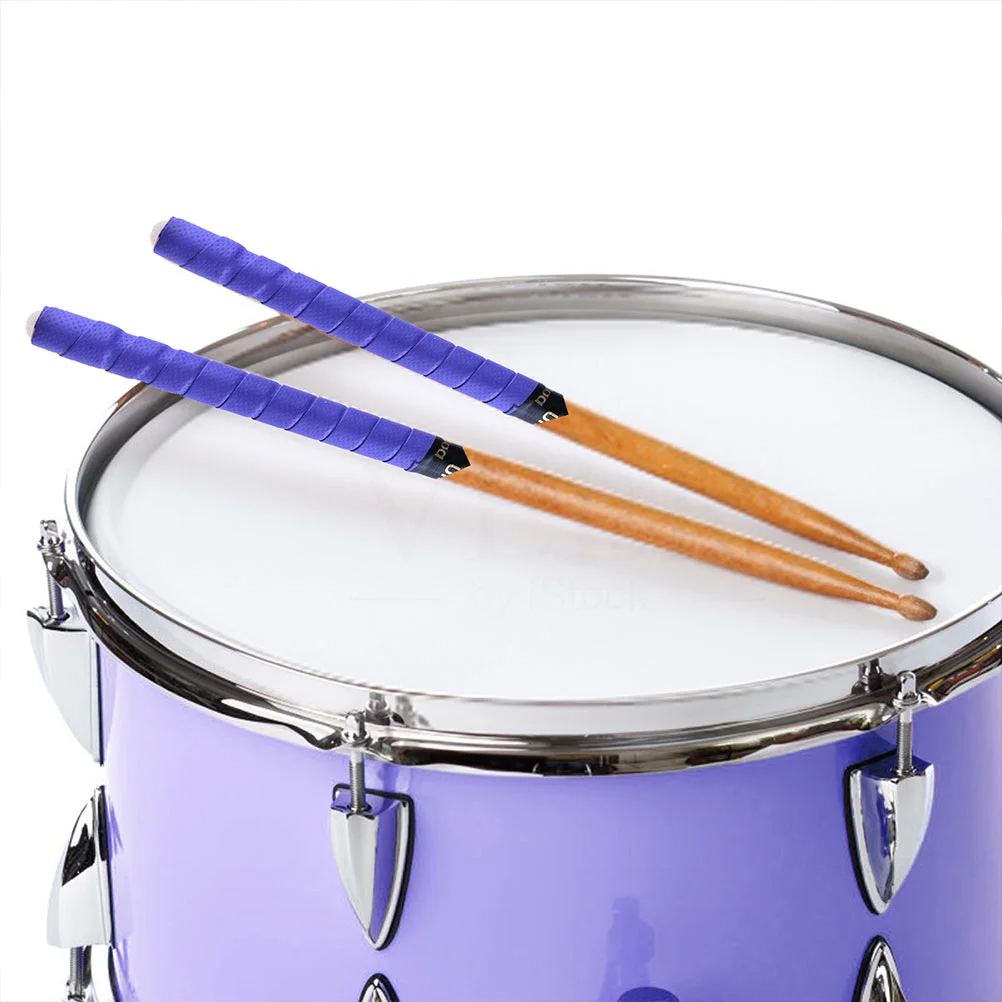 

6 Rolls Bandage Tape Anti-slip Belt Drum Sticks Supplies Adhesive Drumstick Tapes Purple Water Viscous Sweat Wraps