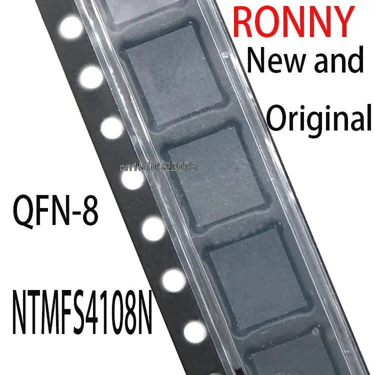 

10PCS New and Original 4108N NTMFS4108NT1G QFN-8 NTMFS4108N