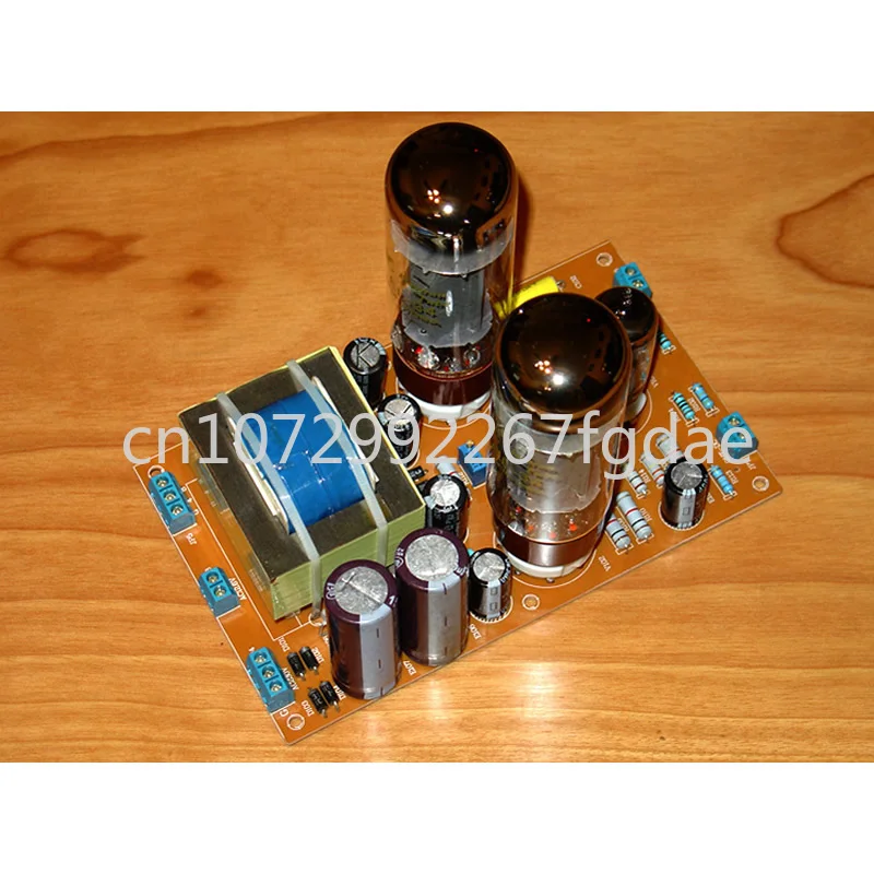 

6N4 or 12AX7+EL34 Push-pull Tube Pure Power Amplifier Board, Output Power: 22W/4Ω, 8Ω, Frequency Response: 30-40Khz (+-1db)