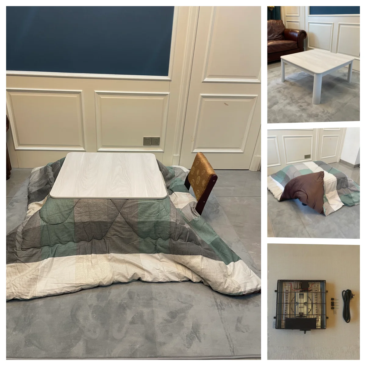 4 шт., полный набор котацу, стол-нагреватель, ковер-футон, мебель для гостиной в японском стиле, татами, грелка для ног, кофейный чайный столик с подогревом женя онегина холод татами