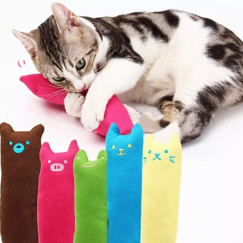 

2023NEW Creative Pillow Scratch Crazy Cat Kicker Catnip Toy Teeth Grinding Toys