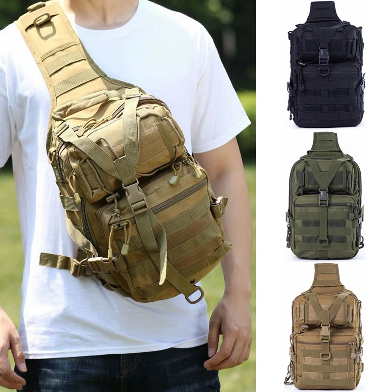 20L Tactical Shoulder Bag Men Trekking Backpack Nylon Waterproof Outdoor Hunting Camping Fishing Hiking Molle Military Army Bag