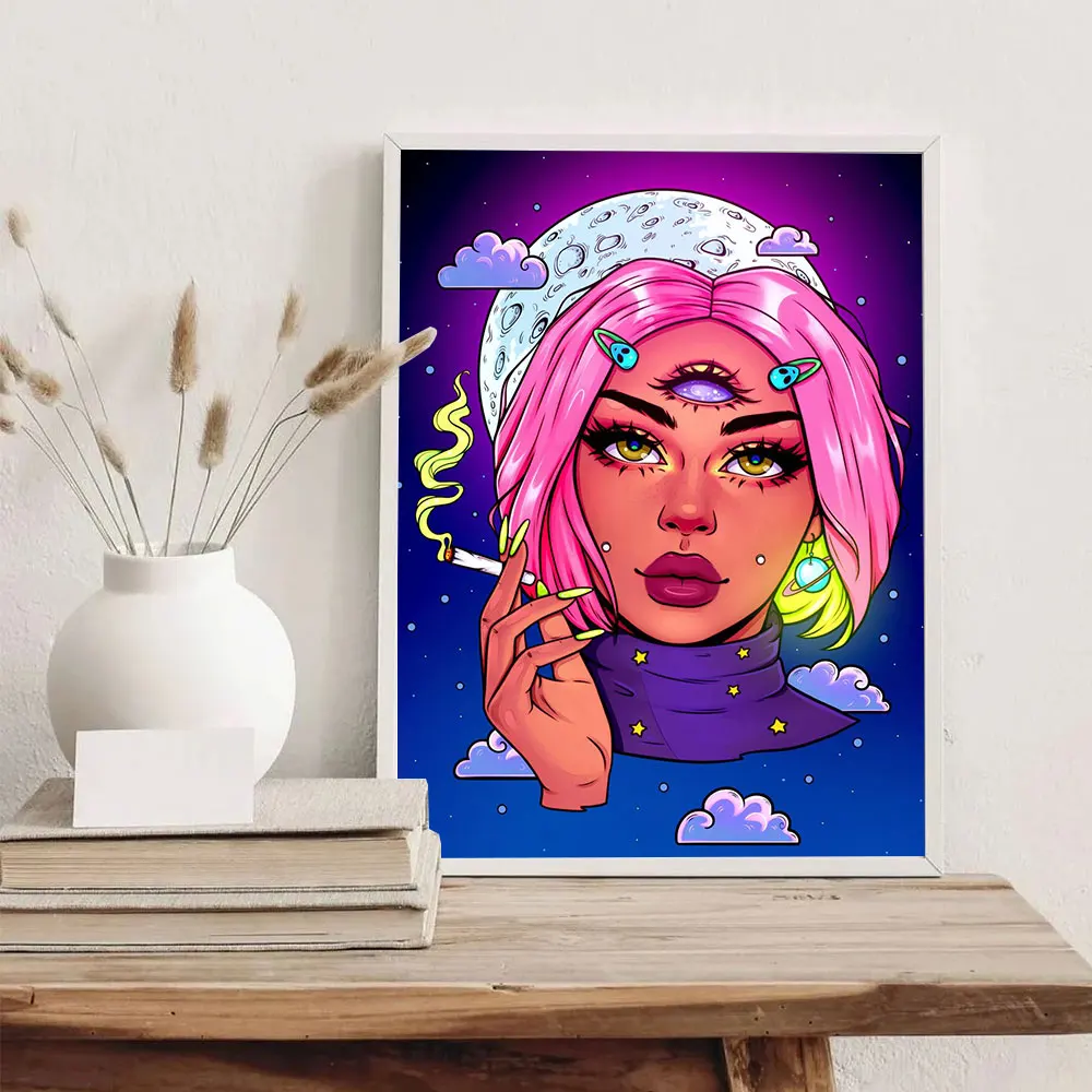 Набор для алмазной вышивки сделай сам мозаика в стиле Триппи девочек портретная