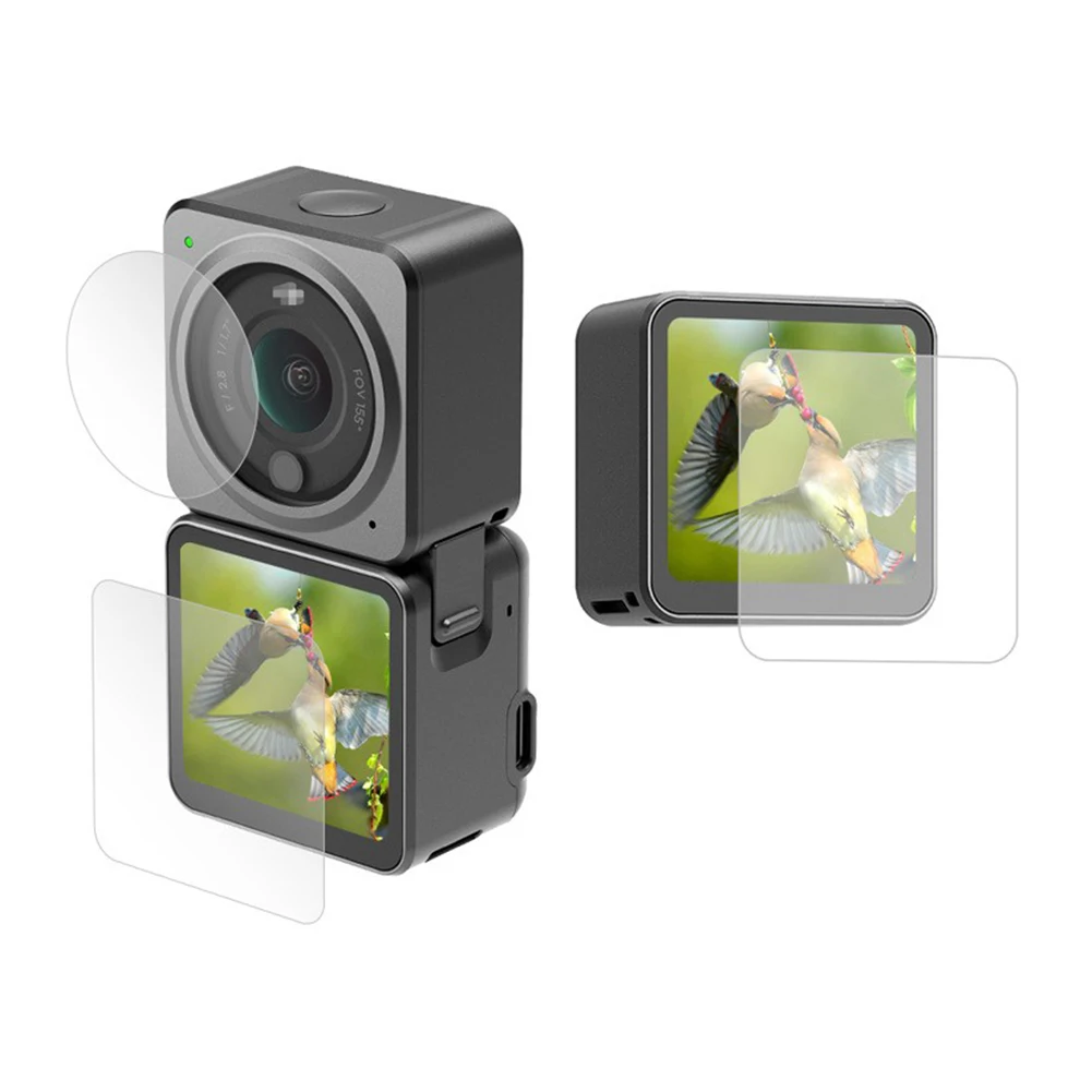 

Anti Scratch Protection Protective Film Accessories Tempered Glass Screen Protector Kit for DJI OSMO Action 2