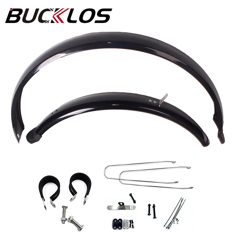 

Комплект велосипедных передних и задних крыльев BUCKLOS 700C/20/26/27/5/29 дюйма, брызговики для горного велосипеда, для дорожного и горного велосипед...