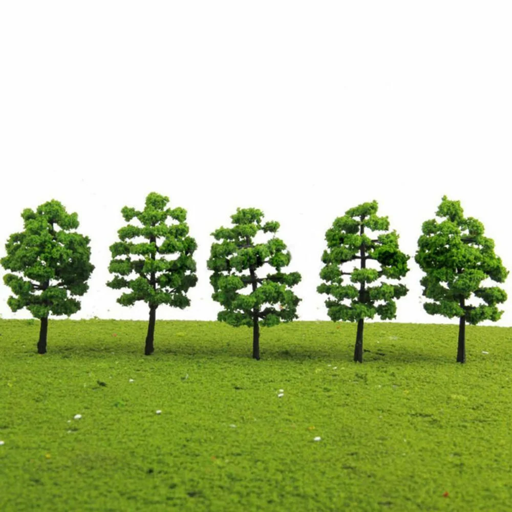 

Brand New Model Trees Scenery Building Green Plastic 7cm/2.76\\\\\\'\\\\\\' DIY Decoration Diorama Model Trees Park Landscape