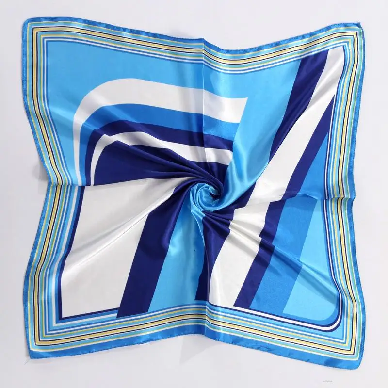

Chinese Style Satin Simulation Silk All-match Square Scarf Women Fashion Scarf