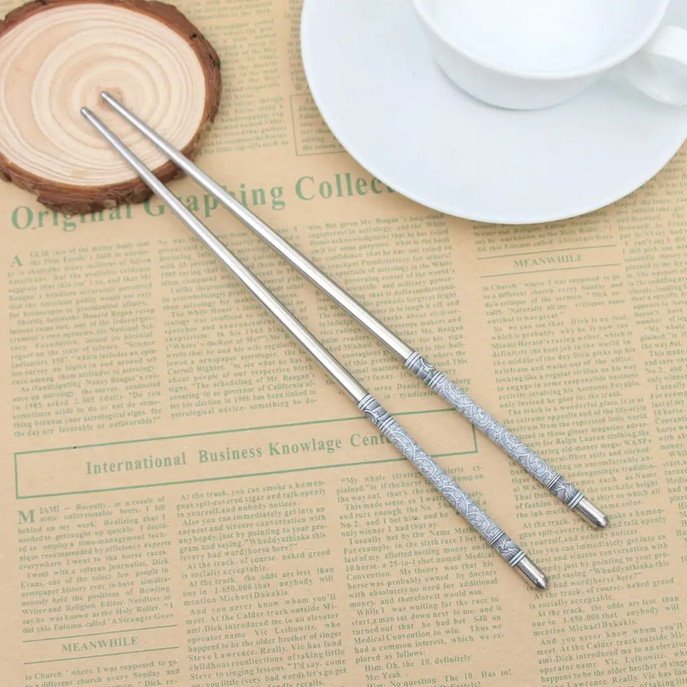 

Палочки для еды из нержавеющей стали, синие