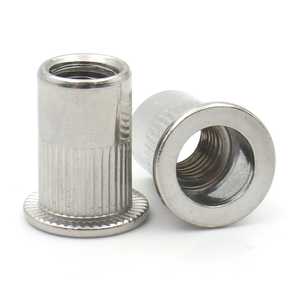 

Глухие заклепочные гайки Zimir WJ3020A+WJ3021A, нержавеющая сталь 304, углеродистая сталь, желтое цинковое покрытие