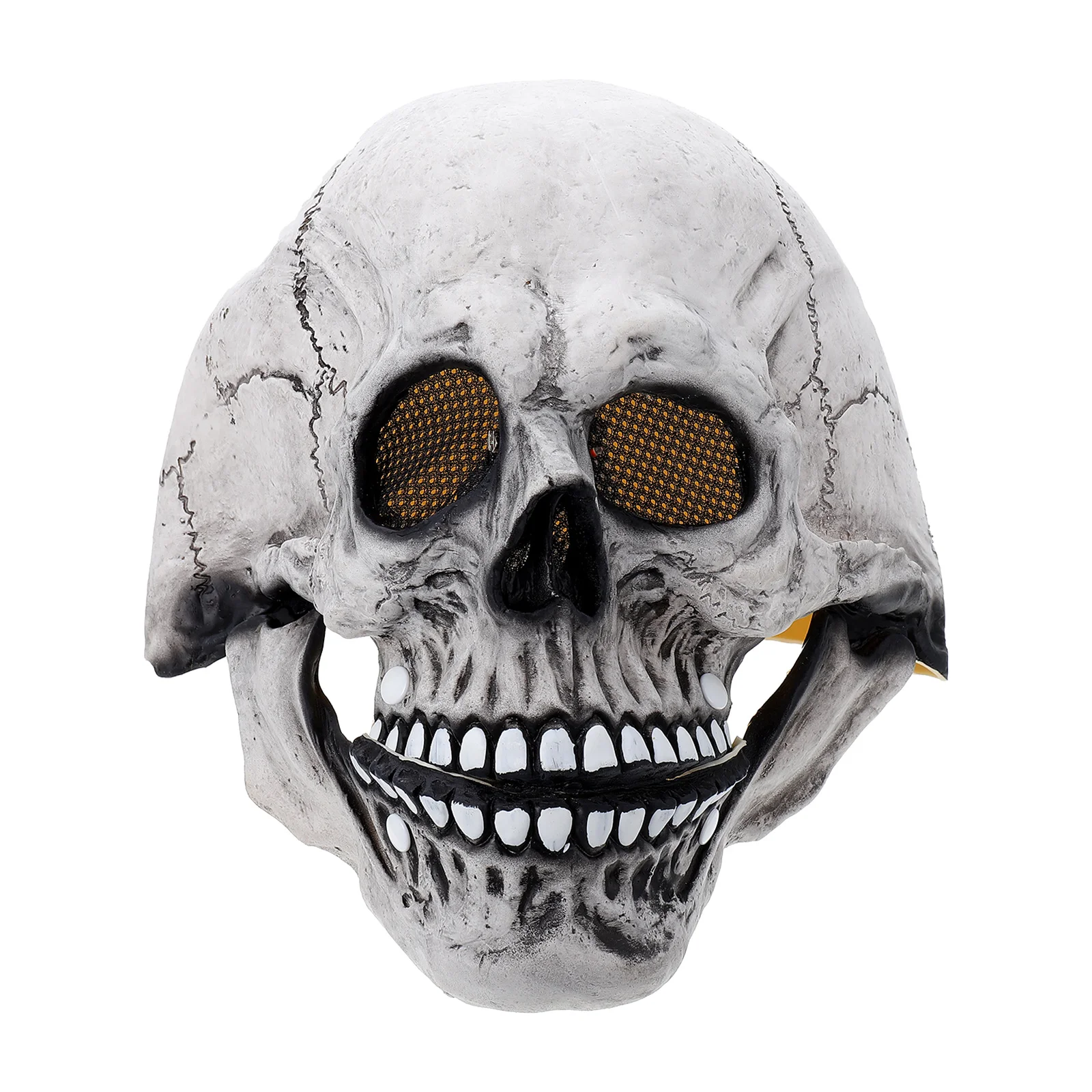 

Хэллоуин, косплей, ушной головной убор, страшное латексное ужасное лицо, реалистичный маскарадный костюм смерти, полный Мужской уродливый г...