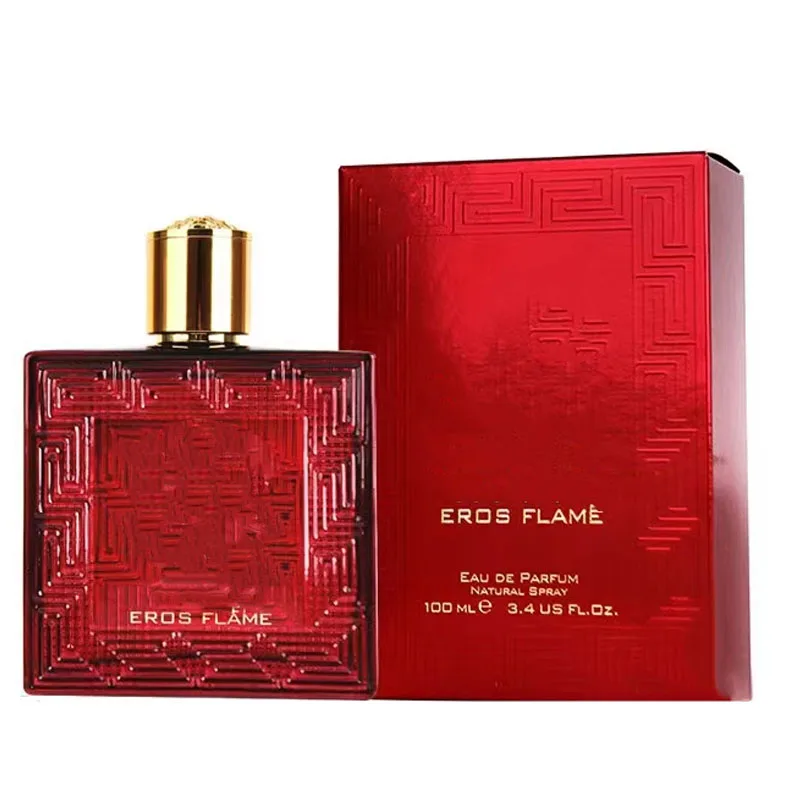 

Best Selling Perfumes Eros Flame Cologne for Men Perfumes Hombre Sexy Fresh Elegant Shiny Parfum Men Long Lasting Fragrance