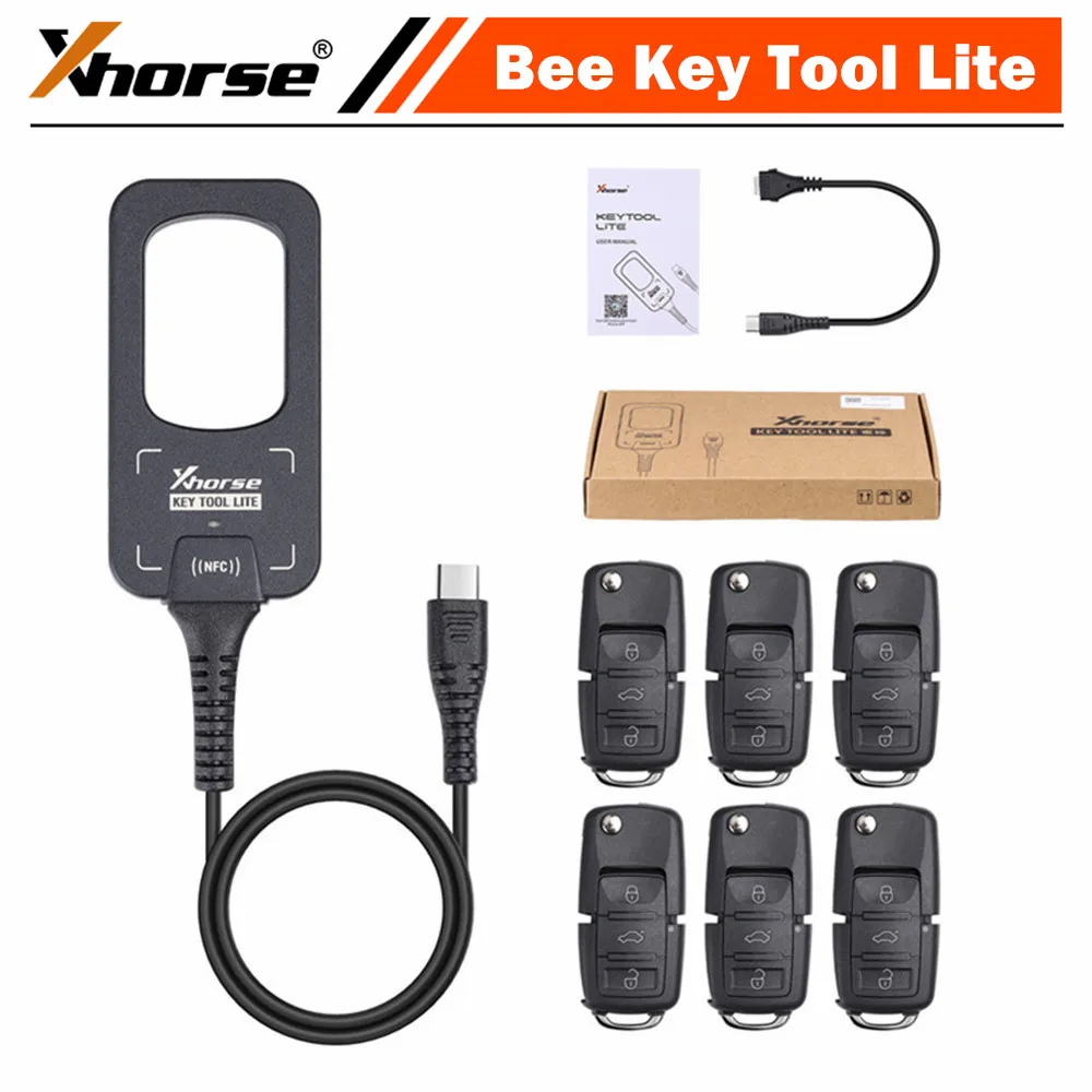 

Xhorse VVDI Bee Key Tool Lite С 6 Шт. B5 XKB501EN - Устройство Для Программирования Ключей С Дистанционным Управлением И Обна...