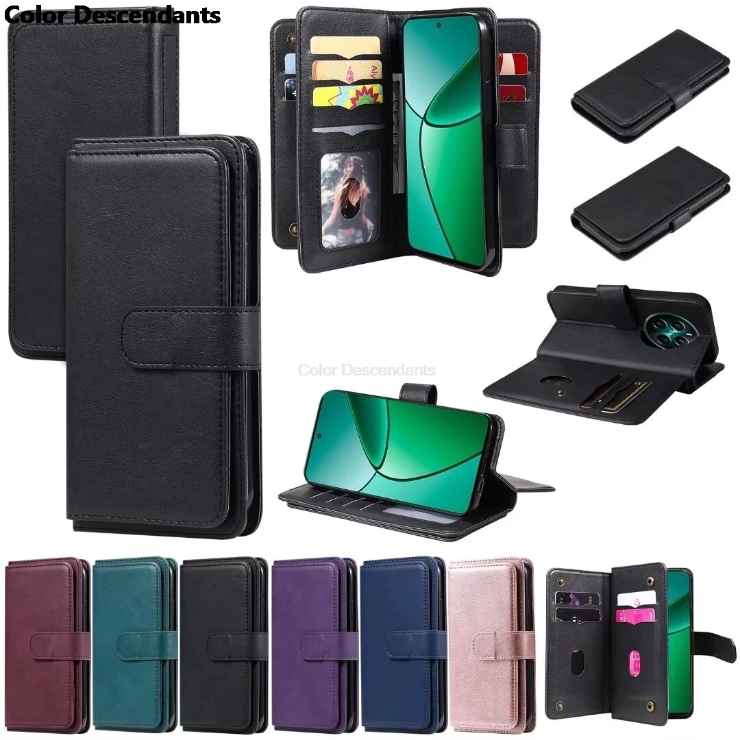 Кожаный чехол-кошелек с откидной крышкой для телефона Sony Xperia 1 ii 5 10 iv