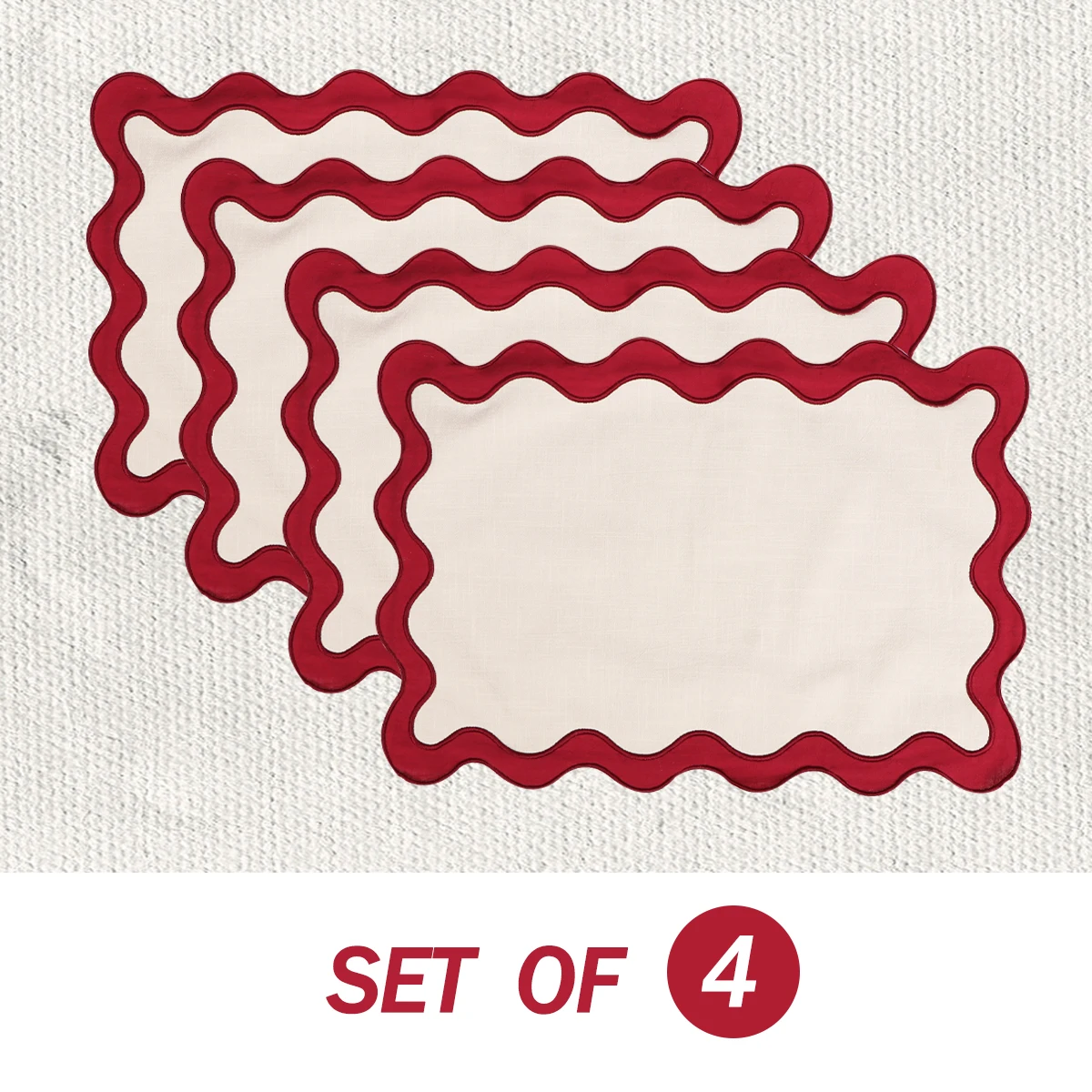 

4 шт. 13x19 дюймов хлопчатобумажные салфетки для свадьбы, дня рождения, ужина, чайного полотенца, стола, деревенские рождественские салфетки