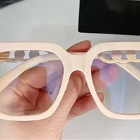Haute Couture 2022 Fashion Women's Foreign Air Plane 0 Power Glasses, Fashion Foreign Style, the effect is superb