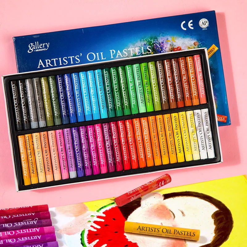

50 Colors Oil Pastel for Artist Graffiti Soft Pastel Painting Drawing Pen School Stationery Art Supplies Soft Crayon Set