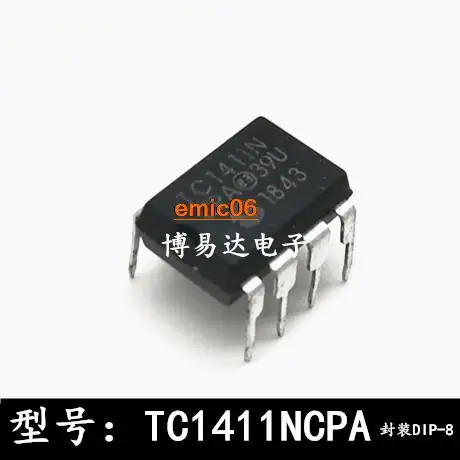 Оригинальный запас TC1411N TC1411NCPA DIP-8 1AMOSFET CMOS