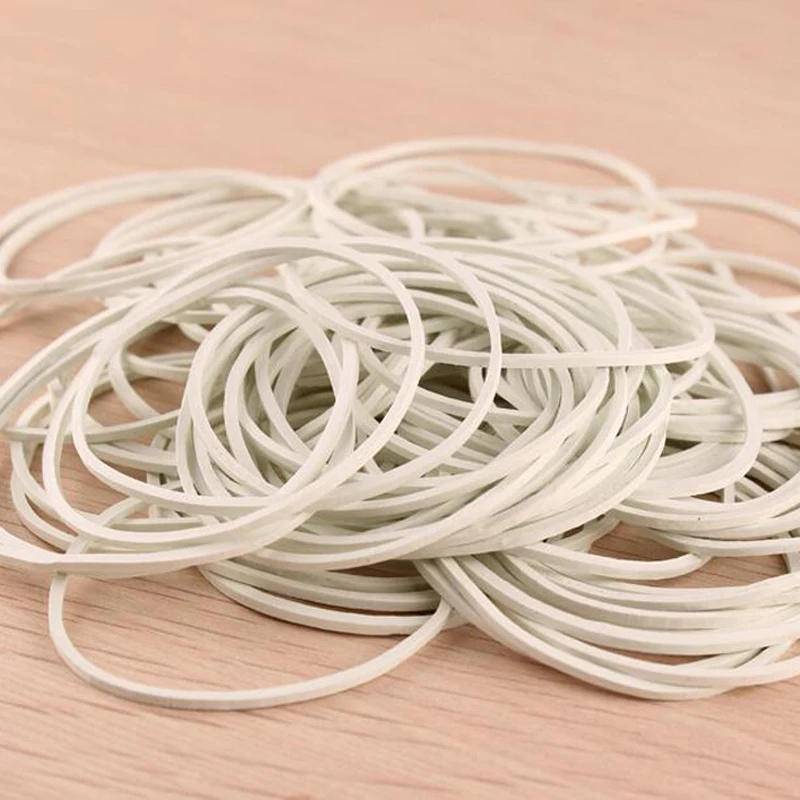 

Band Hair Rubber Stationery Food 500 Band Package Office Band Natural Kid Latex Pcs/pack White Supplines Rubber Home Rubber