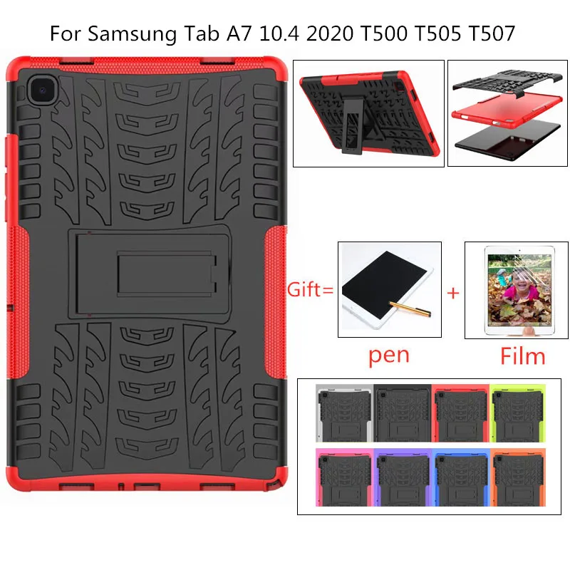 

Kids Case For Samsung Tab A T500 T870 P610 T860 T290 P200 T720 T510 T590 T280 T220 T225 Shockproof Cover Tablet Case + Film