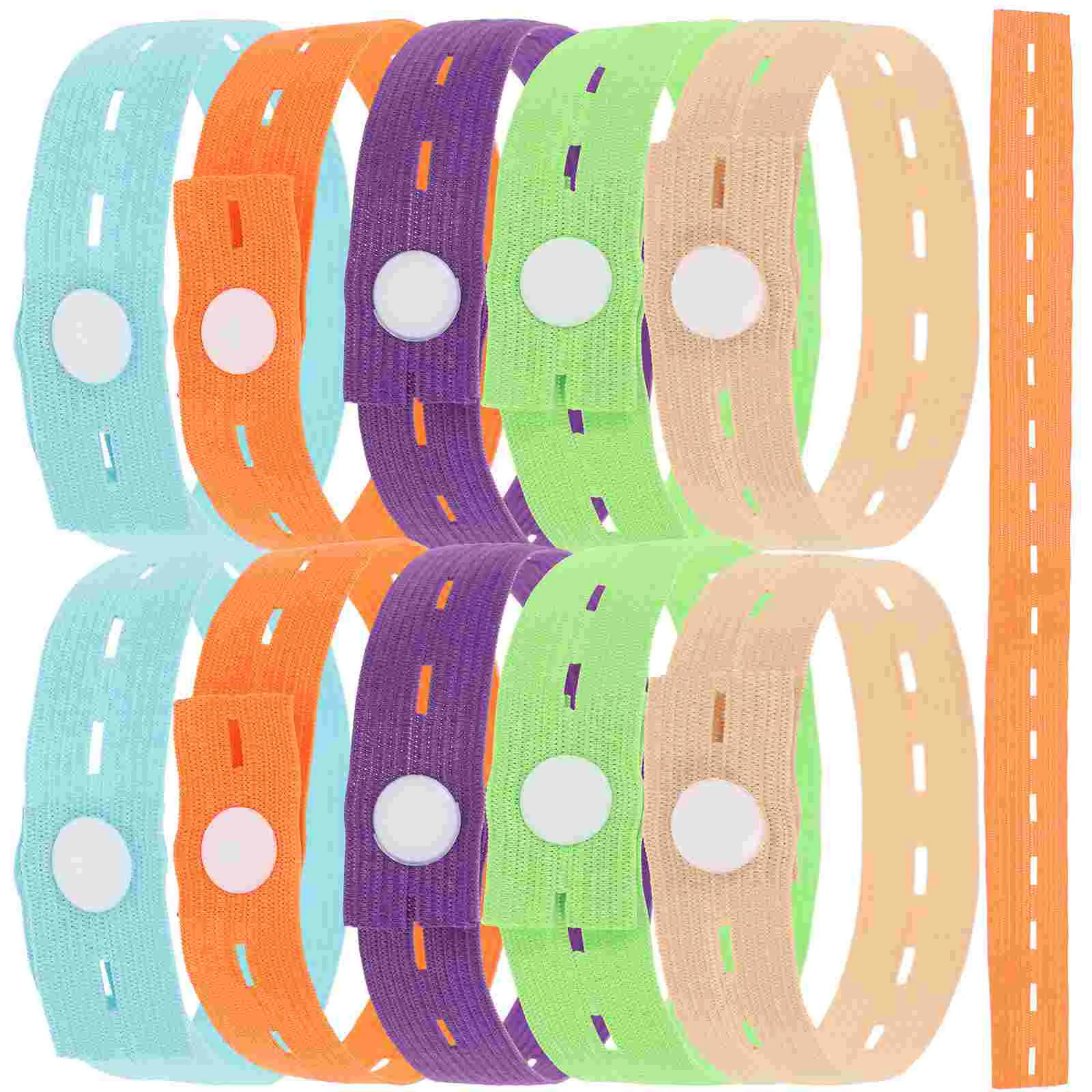 

50pcs Elastic Band Clothes Band Clothes Organizer Band Elastic Strap Clothes Storage Strap Clothes Elastic Strap With Buckle