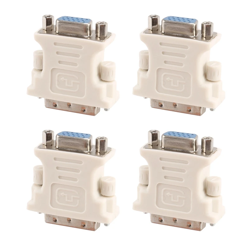 

4X DVI Male Adapter (DVI - D 24 1) To Female VGA (15-Pin)